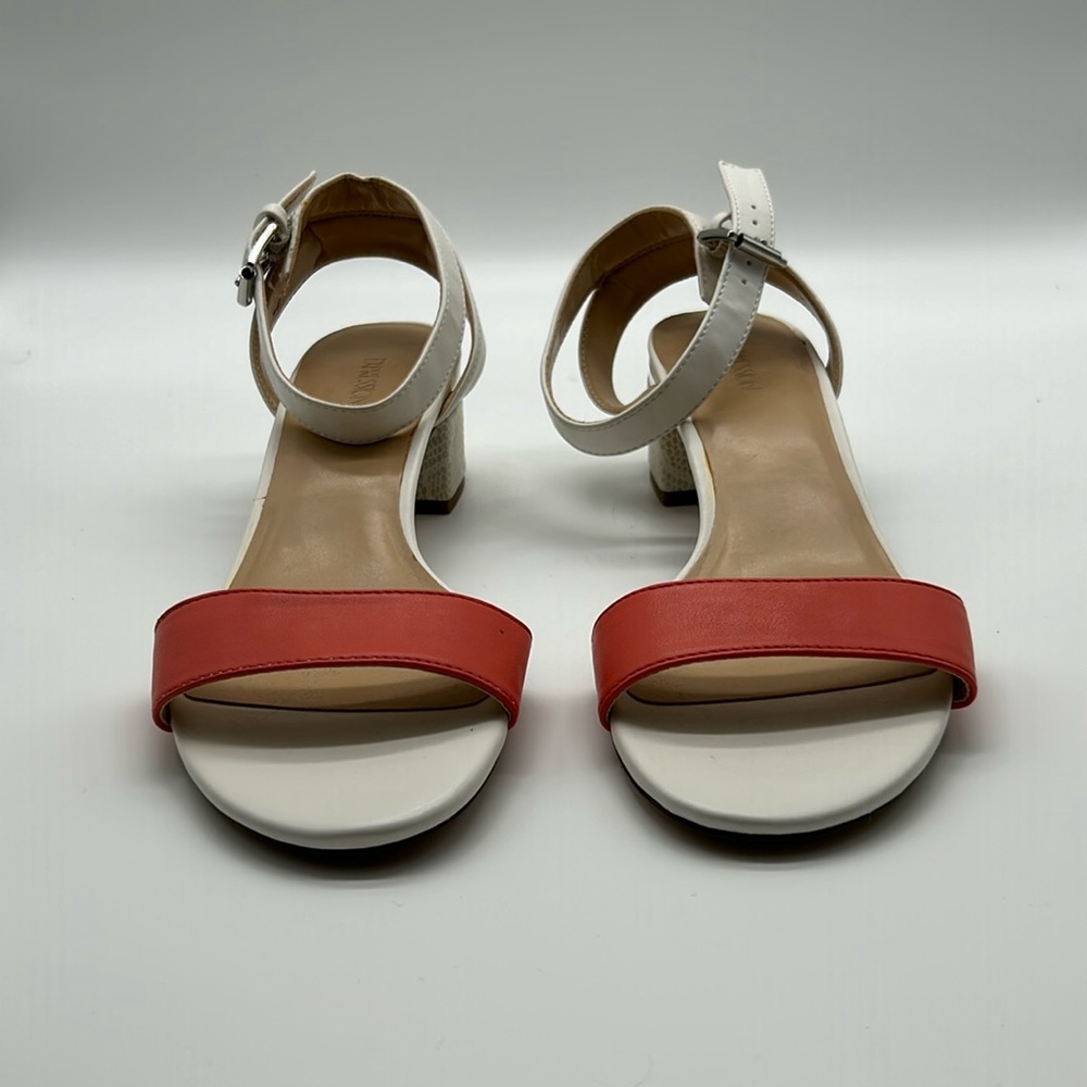 Ladies pretty little sandals, never been worn, cute little ankle straps.